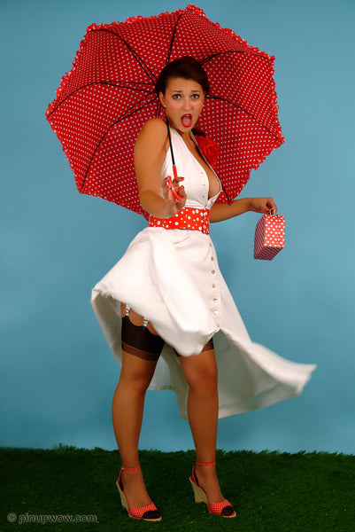 Amiee in Polka Dot Display  (photoset)