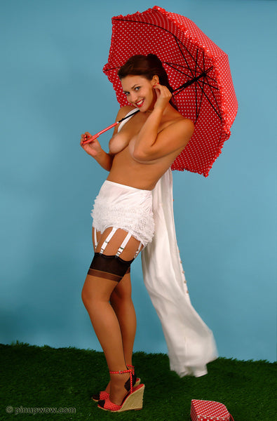 Amiee in Polka Dot Display  (photoset)