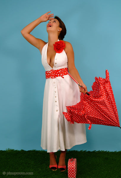 Amiee in Polka Dot Display  (photoset)