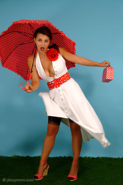 Amiee in Polka Dot Display  (photoset)