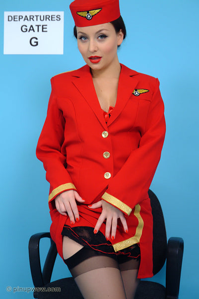 Carla in First Class  (photoset)