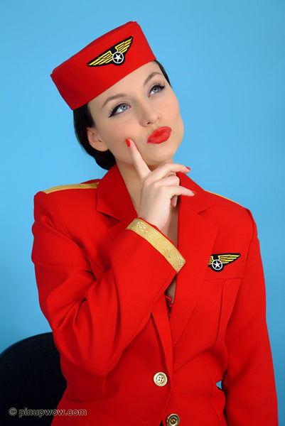 Carla in First Class  (photoset)