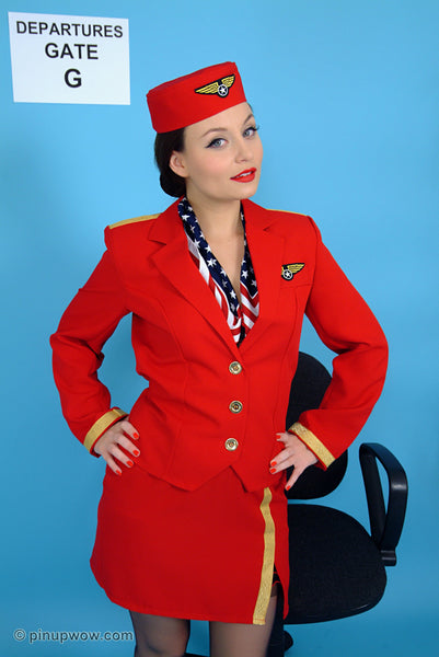 Carla in First Class  (photoset)