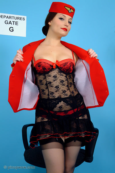 Carla in First Class  (photoset)