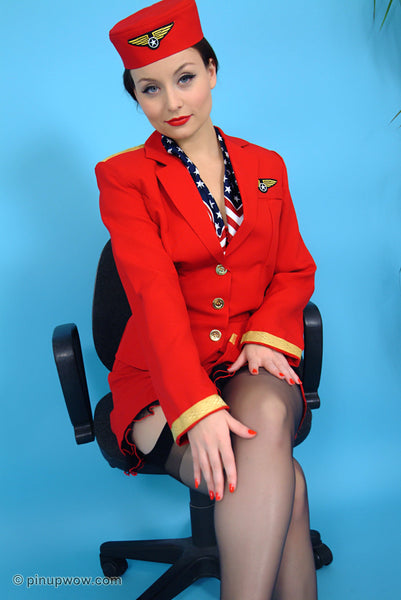 Carla in First Class  (photoset)