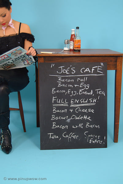 Pin-Up glamour photo of Petra in Cafe Cat - petra, soft girl, soft girl era, pinup wow