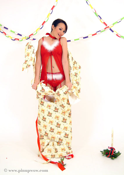 Rachael B in Thank you Santa!  (photoset)