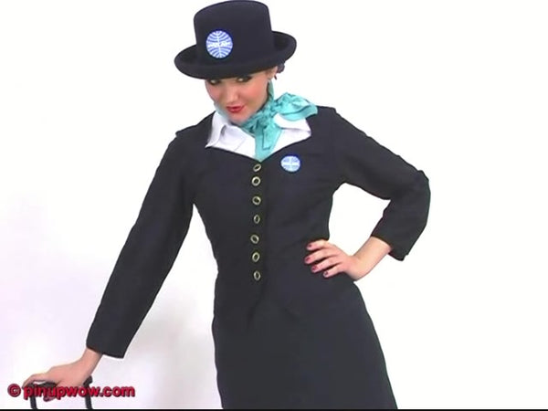 Rachael in I’m Rachael, Fly Me (retro classic video) - screen grab 1